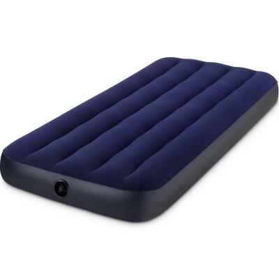 China Foldable Bed Colchones Inflavel Intex 64756 Inflatable Mattress 76CM 2.26 Kg Sleep Blue Portable Foldable Camping Inflatable Air Mattress for sale