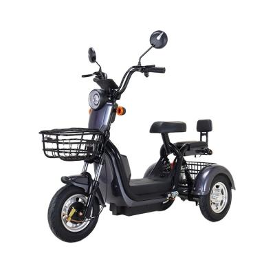 China Garment China Supplier Three Wheel Bicycle Folded Covered Electric Tricycles for sale