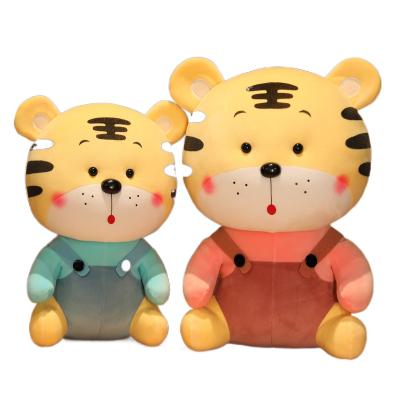 China Manufacturer Plush Toy Tiger New Strap Soft Toy Tiger Girls Birthday Gift Stuffed Toy Plush OEM Tiger for sale