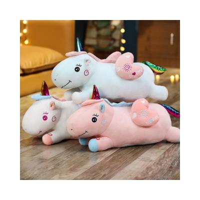 China Hot Sale Unicorn Toy Pillow Led Light Soft Toy Animal Unicorn Valentines Day Gift Stuffed Plush Toy for sale