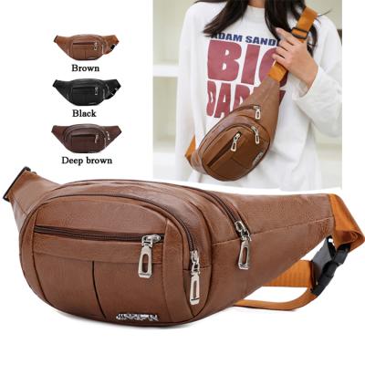 China High Quality Business Luxury Outdoor Travel Water Proof China Design Women Men Waterproof Leather Pussy Pack for sale