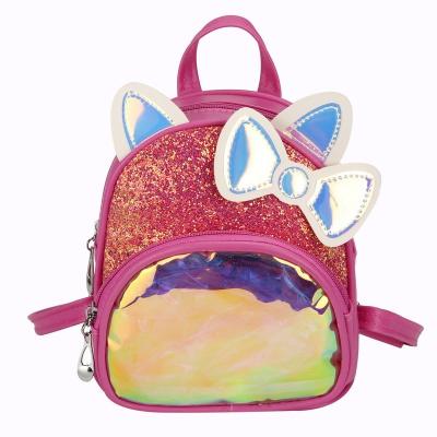 China New Design Child PU Mini Backpack Cute Girl's Fashionable Waterproof Leather Cute Bag For Children for sale