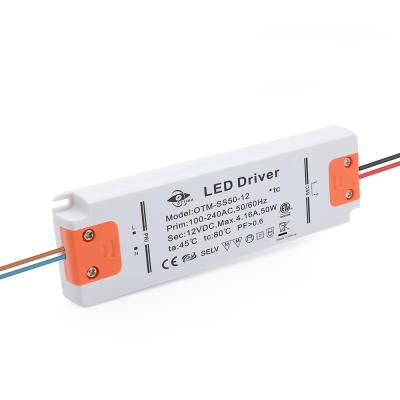 China LED Lighting Driver High Quality Slim LED Driver Constant Voltage 12V 24V AC to DC 50W 24v DC Power Supply for sale