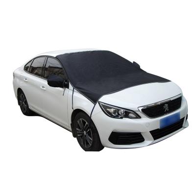 China Half Front Windshield Snow Shield Sunshade Waterproof Cover Summer Winter Car Garage Cover for sale