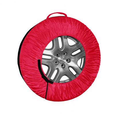 China Adjustable Waterpoof Carry Tote Bag Wheel Dust Cover Protector Tire 4pcs Per Set for sale