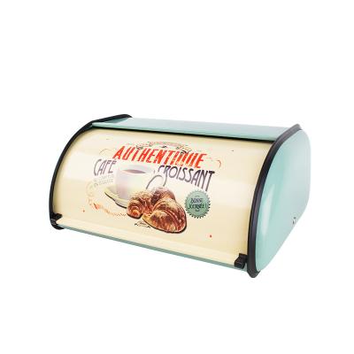 China Large Sustainable Cans For Breads Tin With Lid Bread Can Storage Luxury for sale