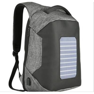 China Anti-theft Multifunctional Outdoor Solar Backpack Backpack Business Gift USB Outdoor Backpack for sale