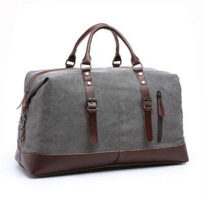 China Large capacity fashion leisure canvas bag outdoor travel bag for men and women single shoulder cross-body bag for sale