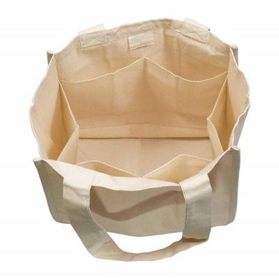 China Vegetable Cotton Polyester Portable Canvas Bag Folding Supermarket Shopping Bag Custom OEM for sale