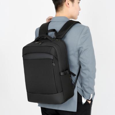 China With USB Laptop Backpack 2022 Waterproof Business For Men Fashion Black Backpack With USB Charger for sale