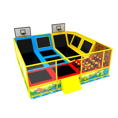 China Multi-Function Indoor Playground Amusement Indoor Large Playground Foam Pool Kids Trampoline Park ninja course for sale for sale