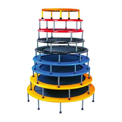 China Fordable public fitness trampoline mini household trampoline adult and children bodybuilding for sale