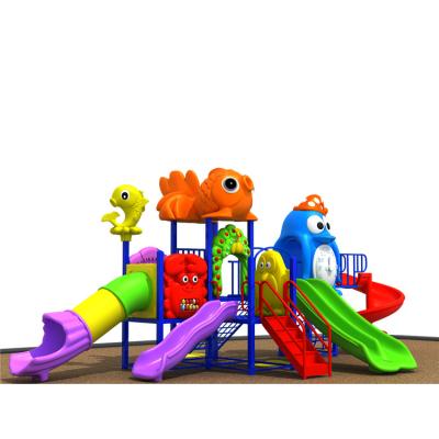 China 3-15 Years Standard Outdoor Playground Theme Parks Playground Kids Series Nature Plastic Slide Equipment For Sale for sale