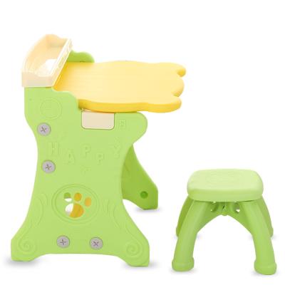 China New Kids Toys Safety Plastic Furniture Indoor Plastic Baby Chairs Table And Chair For Baby Sale for sale