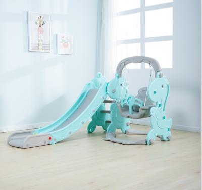 China New Design Multicolor Indoor Fiberglass Slide Plastic Slide With Swing Combination Slide And Swing Toys For Children for sale