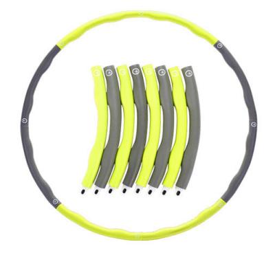 China Wholesale PP Tube Fitness Exercise Circle Nbr Foam Detachable Weight Circle For Kids And Adults for sale