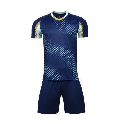 China Shirts & Tops Wholesale New Pattern Uniforms Blank Navy Football Jersey Unisex Football for sale