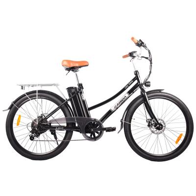 China Original hot sale aluminum alloy tires with rear bracket LED instrumentation electric bicycle for sale