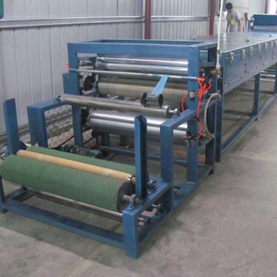 China HEVA-LDPE and etc. HEVA-LDPE and LDPE etc dust coating line. for interlining fusion, hot melt adhesive dusting machine for sale