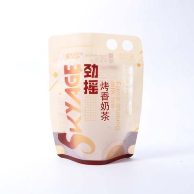 China Wholesale Custom Moisture Proof Printed Logo Plastic Stand Up Pouch Packaging Bag For Milk Tea for sale