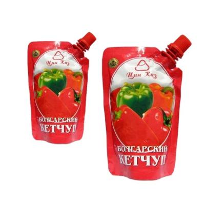 China Food Packaging 1000ml Liquid Stand Up Spout Pouch Bag Filling for sale