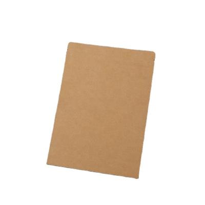 China Recycled Materials Foil-Clad Compostable Pla Kraft Side Three Side Sealing Standup Pouches for sale