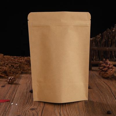 China Brown Recycled Paper Bio Materials Bag Kraft Paper Bags No Backing Pouch Printing Biodegradable Kraft Paper for sale