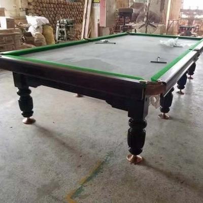 China Leather& Iron Standard 9ft 10ft Pyramid Billiard Snooker International Russian 12ft Billiard Table for sale