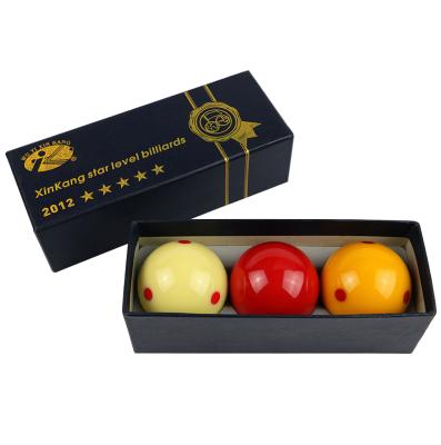 China 2021 Resin Appearance Carom Billiard Ball Wholesale Exquisite 3pcs Carom Balls Cheap for sale