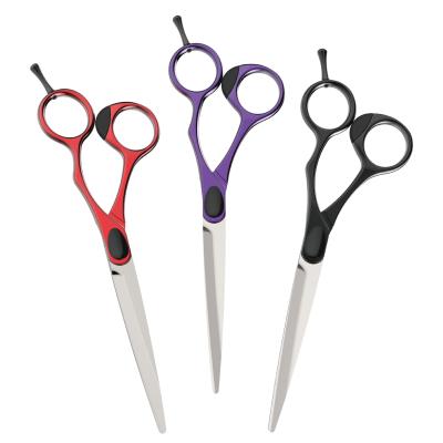 China Custom Japanese Steel Hair Scissors Convex Logo Stylish Attractive Handle Design for sale