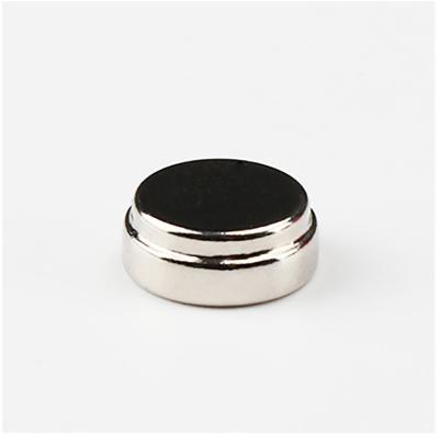 China Industrial Magnet Customized Semicircular Button Magnetic Magnet Round Two Layer Double Top Hat Button Magnet Circle Neodymium Magnet N52 for sale