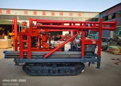 China For Sampling Collection Coring With 120 mm Hole Diameter 150-220 Meters Depth Crawler Mounted Drill Rig for sale