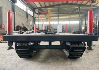 China Hydraulic Motor Rubber Track Chassis Rubber Track Base For Crawler Vehicles for sale