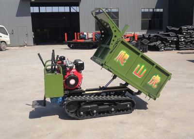 China 0.8 Ton For Farm / Mining Mini Rubber Track Dumper , Track Transporter for sale