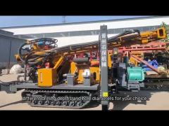 ST 350 Large Pneumatic Crawler Drill Customized Water Well Borehole For Civil Business