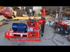 Highly applicable geological exploration drilling rig with high drilling efficiency