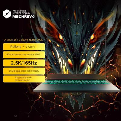 China 2023 Bluetooth Mechrevo Dragon 16K R7-7735H RTX4060 8GB Gaming Laptops for Home and Gaming Notebook PC for sale