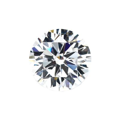 China Original factory jewelry production loose synthetic moissanite F G H VVS diamond white round brilliant moissanite stones for sale