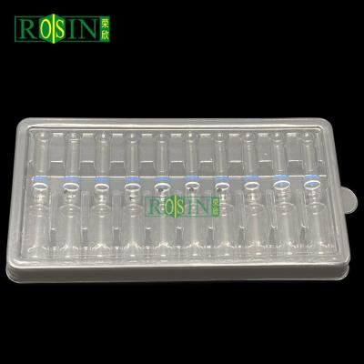 China Disposable PET Transparent Plastic Ampoule Packaging Custom For Hospital for sale