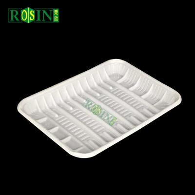 China Disposable PP Rectangular Butchers Plastic Meat Trays For Frozen Meat And Seafood for sale