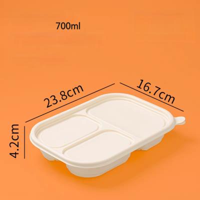 China 700ML Custom Biodegradable Container Corn Starch Sustainable Bowls And Plates for sale