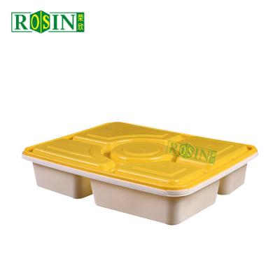 China Custom Disposable 4 Compartment Food Containers Take Away for Restaurant for sale