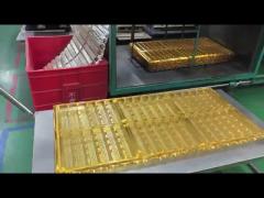 plastic golden chocolate tray production