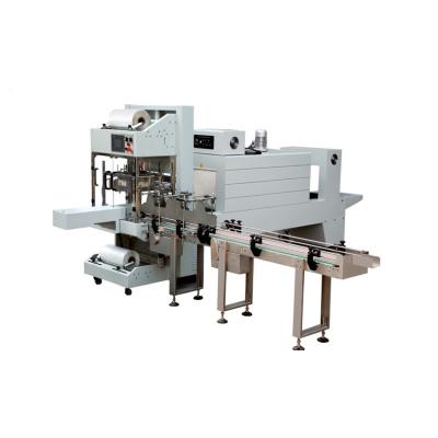 China QSJ5040A Full Automatic Food Sleeve Cover Film Shrink Sealing Machine PE Heat Shrink Packaging Machine for sale