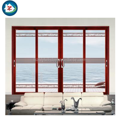 China Guangdong Aluminum Alloy Door Modern Sliding Glass Doors for sale