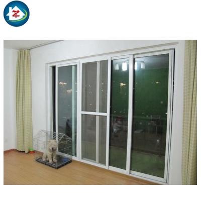 China Graphic Design Sliding Glass Upvc Double Doors for sale