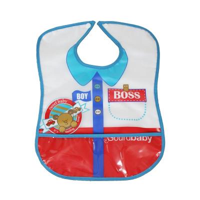 China EVA Waterproof Cloth Feeding Kids Bibs Baby Cartoon Sustainable Baby Bibs Kids Apron for sale