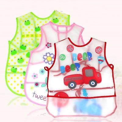 China EVA Cloth Feeding Children Baby Bibs EVA Waterproof Bibs Baby Cartoon Kids Apron for sale