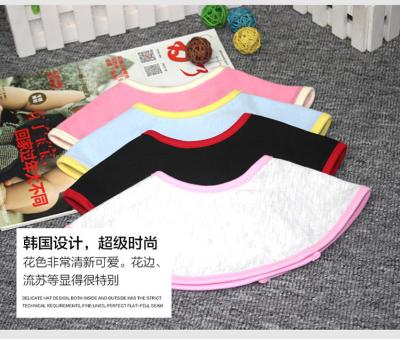 China Cotton Sustainable Baby Bibs Newborn 360 Flower Shape Apron Burp Bib for sale