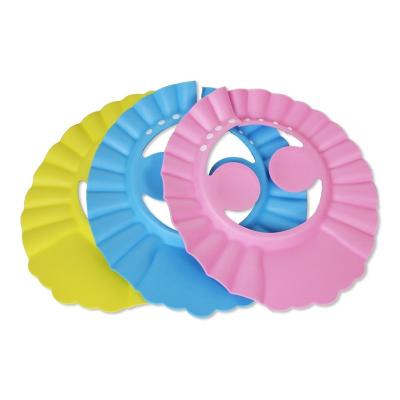 China Waterproof Safety Hat Shampoo Bath Waterproof Baby Shower Hat Child for sale